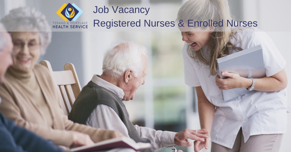 Job Vacancy Registered Nurses & Enrolled Nurses